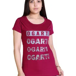 Ogarti Women Typography T-shirt-image-35