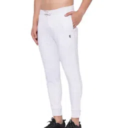 Red Tape Light Grey Melange Regular Fit Joggers image 3