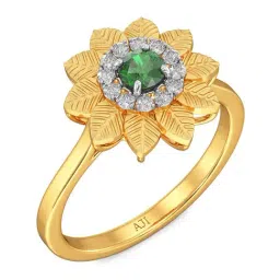 Joyalukkas 18k Yellow Gold & Diamond Ring for Women-image-13