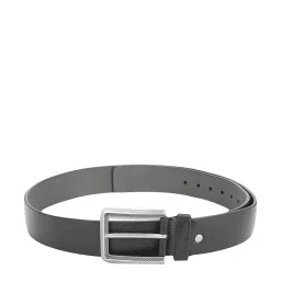 The Vertical Logger Black Leather Waist Belt for Men image 2