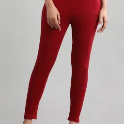 Aurelia Red Regular Fit Leggings image 1