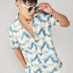 Campus Sutra White Regular Fit Printed Shirt-picture-35