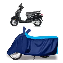 Auto Pearl Two Wheeler Cover for Honda Activa 4G - Cyan, Blue-picture-17