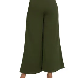 Office & You Green Mid Rise Palazzos image 2