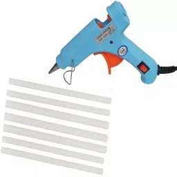 CRAFTYGUN 20 W Standard Temperature Mini Glue Gun with 7 Sticks Sky Blue 7 mm Stick Diameter, SSKYBLU--MINI-7-STKKS-20WT-picture-12