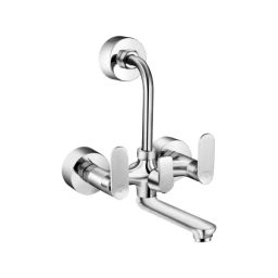 CERA Brooklyn Quarter Turn Wall Mixer with Bend Pipe for Overhead Shower, F1018401-picture-44