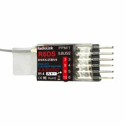 Radiolink R6DS RC Receiver R6DS 2.4GHz RC Receiver 6/10 Channels SBUS/PWM/PPM for Drone Airplane Fixed Wing AT9S/AT9S Pro/AT10/AT10II Transmitter RX - RS6089Radiolink R6DS RC Receiver R6DS 2.4GHz RC Receiver 6/10 Channels SBUS/PWM/PPM for Drone Airplane Fixed Wing AT9S/AT9S Pro/AT10/AT10II Transmitter RX - RS6089-picture-19