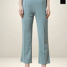 SZN Women Pack of 2 Relaxed High-Rise Wide Leg Trousers with Front Seam-image-50