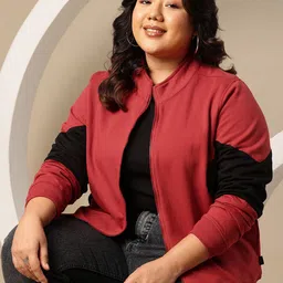 Sztori Plus Size Colourblocked Sweatshirt-picture-31