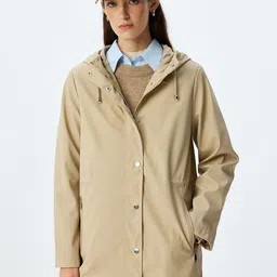 Koton Women Striped Longline Tailored Jacket image 4