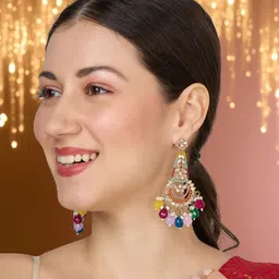 Anouk Floral Chandbalis Earrings-picture-37