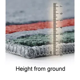 saral home Saralhome 24X7 Antiskid PP BCF yarn Door Mat Grey. 40cm x 60cm image 4