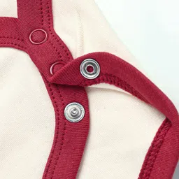 Babyoye 100% Cotton With Eco- Jiva Finish Full Sleeves Onesies Teddy Print -Multicolour image 4