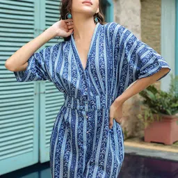 SANSKRUTIHOMES Women Printed Basic Jumpsuit image 4