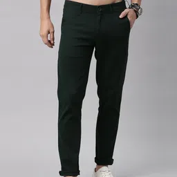 Roadster Men Green Trousers-image-92