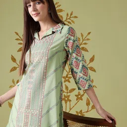 Anouk Ethnic Motifs Print Kurta with Palazzos-picture-26