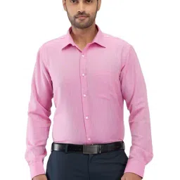 Park Avenue Violet Slim Fit Self Pattern Shirt-picture-15