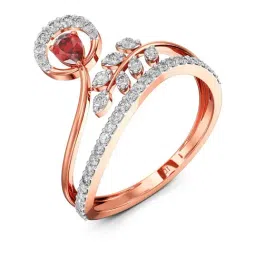 Joyalukkas 18k Rose Gold & Diamond Ring for Women-picture-24