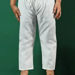 READIPRINT FASHIONS Kids Blue & White Embroidered Full Sleeves Kurta with Pyjamas image 5