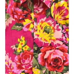 A.T.U.N. Magenta Floral Print Full Sleeves Shirt image 3