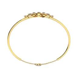 CANDERE A KALYAN JEWELLERS COMPANY 14Kt Gold Bracelet With 0.15 Ct Natural Diamond - 4.02g image 2