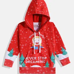 Eteenz Girls Cotton Printed Hooded Sweatshirt-image-32