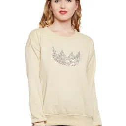 Belle Fille Tan Embellished Sweatshirt-picture-13