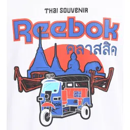 Reebok Classics CL GR SOUVENIR 1 Unisex White Printed T-Shirt image 4