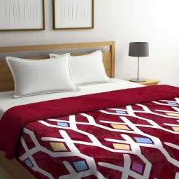 Klotthe Heavy Winter Red Fiber 800 GSM Double-Sized Quilt-image-83