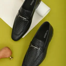 San Frissco Men's Black Casual Loafers-picture-31