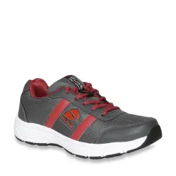 Duke Men's Dark Grey & Red Running Shoes image 1