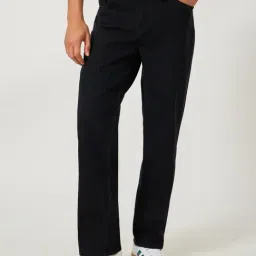 Styli Black Cotton Relaxed Fit Jeans-picture-28