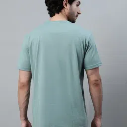 Cantabil Green Poly Cotton Regular fit Print T-Shirt image 2