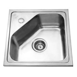 Jayna Signature Collection Spartan 20x20 inch Matt Finish Stainless Steel Single Bowl Kitchen Sink without Border, SB 09-picture-30