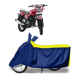 Auto Pearl Two Wheeler Cover for TVS Star City Plus - Yellow, Blue-picture-40
