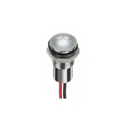 RS PRO White Panel Mount Indicator 28V DC, Mounting Hole Size 8 mm, Termination Type Lead Wires, IP Rating IP67, Model No 2208954-picture-26