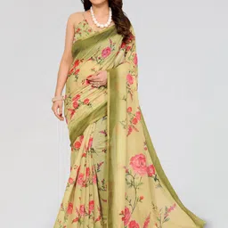 Moda Rapido Floral Zari Saree-image-78