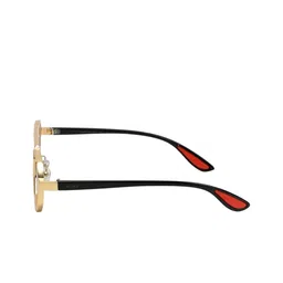 SPADEACES Unisex Aviator Sunglasses with UV Protected Lens HEXAGUN GOLD BLACK 5002 image 5