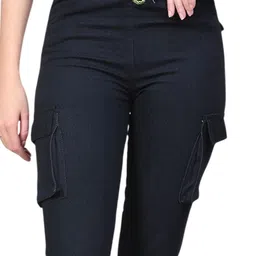 NEUNK Women Comfort Relaxed Fit Mid-Rise Stretchable Jeans image 3