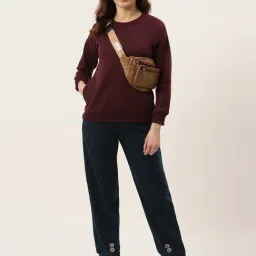 BRINNS Burgundy Pullover image 4