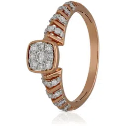 Malabar Gold and Diamonds 18k Rose Gold Diamond Ring-picture-17
