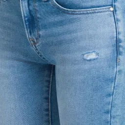 Spykar Blue Mid Rise Jeans image 5