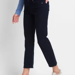 Spykar Navy Mid Rise Jeans image 3
