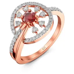 Joyalukkas 18k Rose Gold & Diamond Ring for Women-picture-32