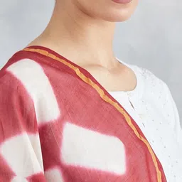 Fabindia Geometric Printed Cotton Silk Dupatta image 3