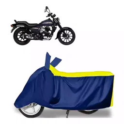 Auto Pearl Bike Cover for Bajaj Avenger 150 Street (Yellow & Blue)-picture-10