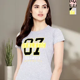 Tromko Women Typography 3 Printed Applique T-shirt-picture-39