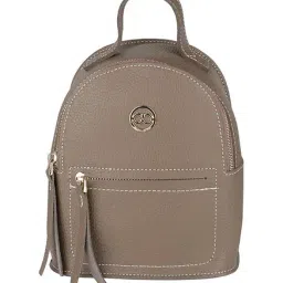 Gio Collection Brown Stitched Backpack-image-23