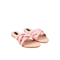 Red Flamingo Women Open Toe Flats image 3