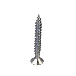 Ebco Chipboard Screw Pozi Recess CSK Head Zinc Plated White Finish, Size 6 x 50 (14 x 50) mm, CBS-6050 (Pack of 200) image 3